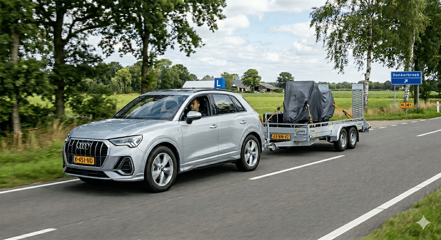 Aanhangwagen rijles Rijschool de Keizer