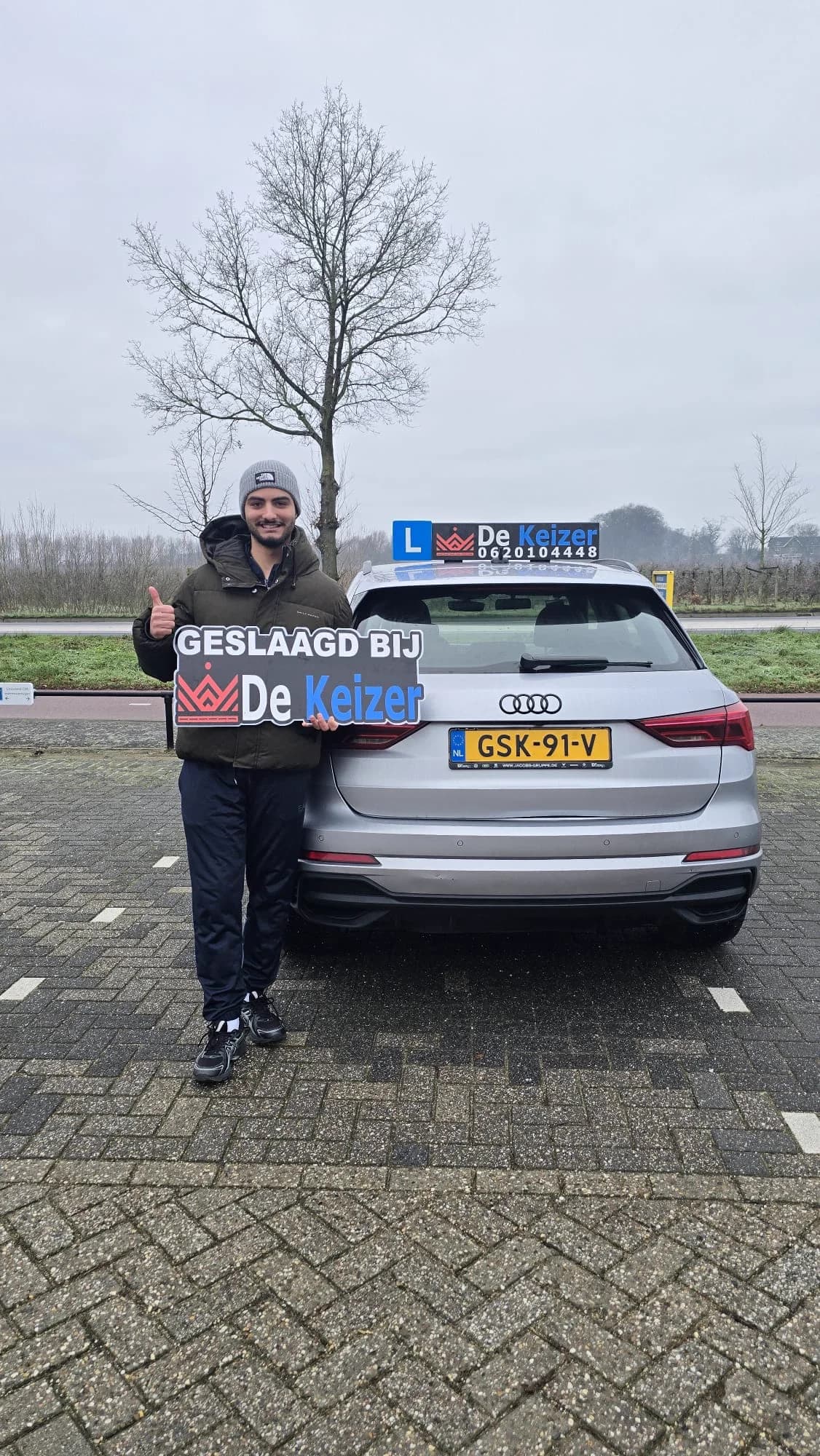 Geslaagde Sander R.
