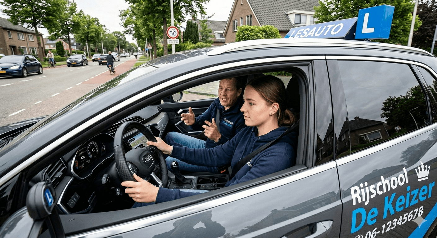 Rijles bij Rijschool de Keizer